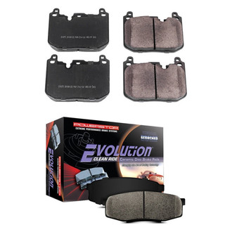 PowerStop® - Z16 Evolution Clean Ride Ceramic Front and Rear Disc Brake Pad Set