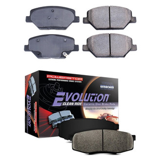 PowerStop® - Z16 Evolution Clean Ride Ceramic Front and Rear Disc Brake Pad Set