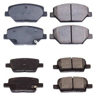 PowerStop® - Z16 Evolution Clean Ride Ceramic Front and Rear Disc Brake Pad Set