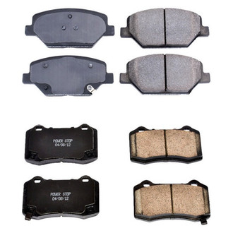 PowerStop® - Z16 Evolution Clean Ride Ceramic Front and Rear Disc Brake Pad Set