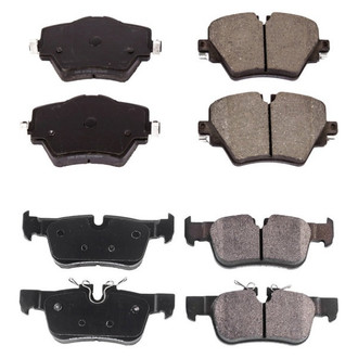PowerStop® - Z16 Evolution Clean Ride Ceramic Front and Rear Disc Brake Pad Set