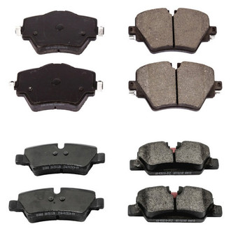 PowerStop® - Z16 Evolution Clean Ride Ceramic Front and Rear Disc Brake Pad Set