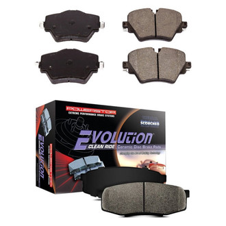 PowerStop® - Z16 Evolution Clean Ride Ceramic Front and Rear Disc Brake Pad Set