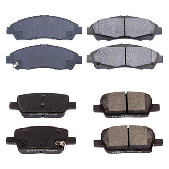 PowerStop® - Z16 Evolution Clean Ride Ceramic Front and Rear Disc Brake Pad Set