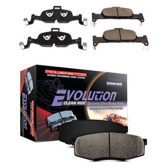PowerStop® - Z16 Evolution Clean Ride Ceramic Front and Rear Disc Brake Pad Set
