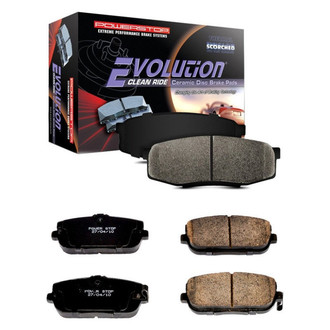 PowerStop® - Z16 Evolution Clean Ride Ceramic Front and Rear Disc Brake Pad Set