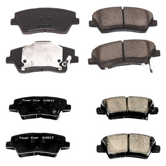 PowerStop® - Z16 Evolution Clean Ride Ceramic Front and Rear Disc Brake Pad Set