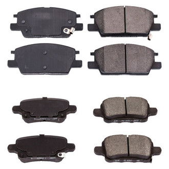 PowerStop® - Z16 Evolution Clean Ride Ceramic Front and Rear Disc Brake Pad Set