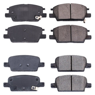 PowerStop® - Z16 Evolution Clean Ride Ceramic Front and Rear Disc Brake Pad Set