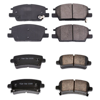 PowerStop® - Z16 Evolution Clean Ride Ceramic Front and Rear Disc Brake Pad Set