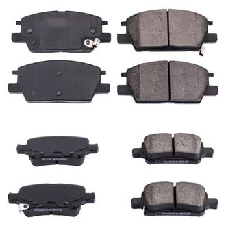 PowerStop® - Z16 Evolution Clean Ride Ceramic Front and Rear Disc Brake Pad Set