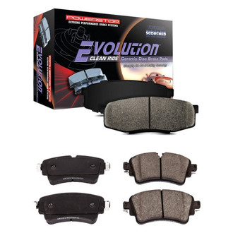 PowerStop® - Z16 Evolution Clean Ride Ceramic Front and Rear Disc Brake Pad Set