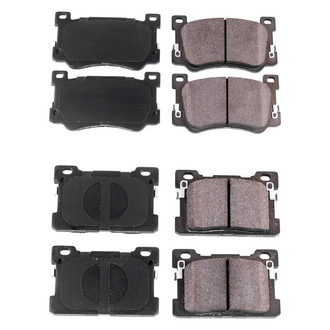 PowerStop® - Z16 Evolution Clean Ride Ceramic Front and Rear Disc Brake Pad Set