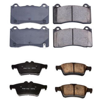 PowerStop® - Z16 Evolution Clean Ride Ceramic Front and Rear Disc Brake Pad Set
