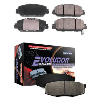 PowerStop® - Z16 Evolution Clean Ride Ceramic Front and Rear Disc Brake Pad Set