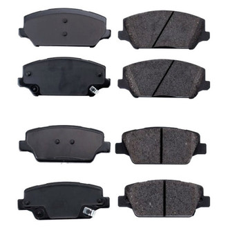 PowerStop® - Z16 Evolution Clean Ride Ceramic Front and Rear Disc Brake Pad Set