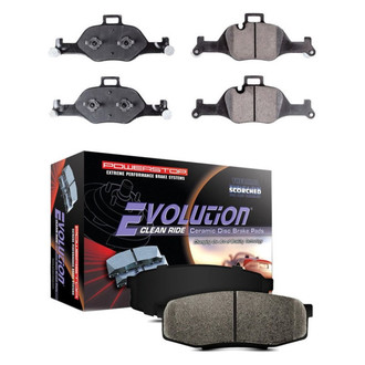 PowerStop® - Z16 Evolution Clean Ride Ceramic Front and Rear Disc Brake Pad Set