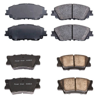 PowerStop® - Z16 Evolution Clean Ride Ceramic Front and Rear Disc Brake Pad Set