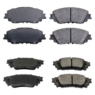 PowerStop® - Z16 Evolution Clean Ride Ceramic Front and Rear Disc Brake Pad Set