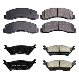 PowerStop® - Z16 Evolution Clean Ride Ceramic Front and Rear Disc Brake Pad Set