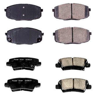 PowerStop® - Z16 Evolution Clean Ride Ceramic Front and Rear Disc Brake Pad Set