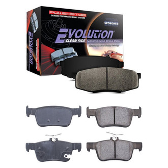 PowerStop® - Z16 Evolution Clean Ride Ceramic Front and Rear Disc Brake Pad Set
