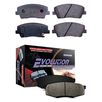 PowerStop® - Z16 Evolution Clean Ride Ceramic Front and Rear Disc Brake Pad Set
