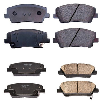 PowerStop® - Z16 Evolution Clean Ride Ceramic Front and Rear Disc Brake Pad Set