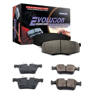 PowerStop® - Z16 Evolution Clean Ride Ceramic Front and Rear Disc Brake Pad Set