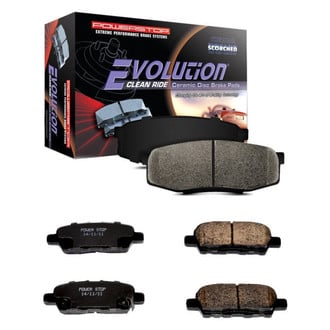 PowerStop® - Z16 Evolution Clean Ride Ceramic Front and Rear Disc Brake Pad Set