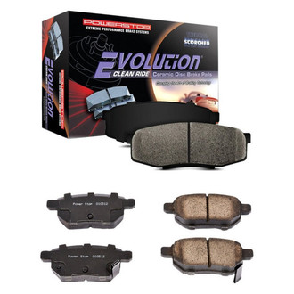 PowerStop® - Z16 Evolution Clean Ride Ceramic Front and Rear Disc Brake Pad Set