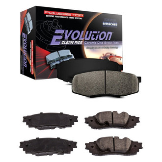 PowerStop® - Z16 Evolution Clean Ride Ceramic Front and Rear Disc Brake Pad Set