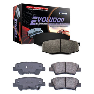 PowerStop® - Z16 Evolution Clean Ride Ceramic Front and Rear Disc Brake Pad Set
