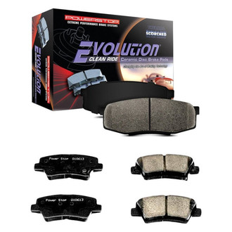 PowerStop® - Z16 Evolution Clean Ride Ceramic Front and Rear Disc Brake Pad Set