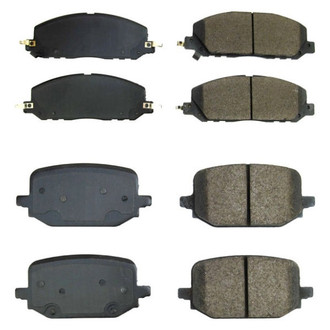 PowerStop® - Z16 Evolution Clean Ride Ceramic Front and Rear Disc Brake Pad Set