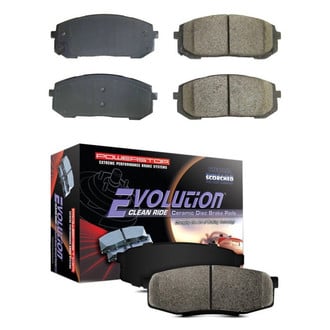 PowerStop® - Z16 Evolution Clean Ride Ceramic Front and Rear Disc Brake Pad Set