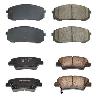 PowerStop® - Z16 Evolution Clean Ride Ceramic Front and Rear Disc Brake Pad Set