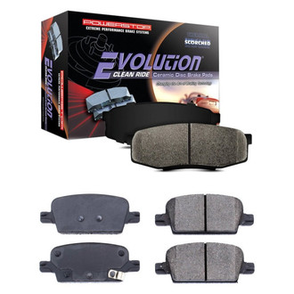 PowerStop® - Z16 Evolution Clean Ride Ceramic Front and Rear Disc Brake Pad Set