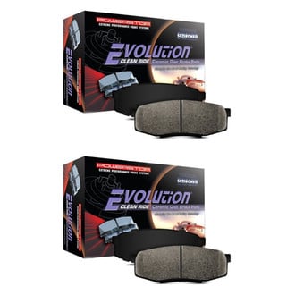 PowerStop® - Z16 Evolution Clean Ride Ceramic Front and Rear Disc Brake Pad Set