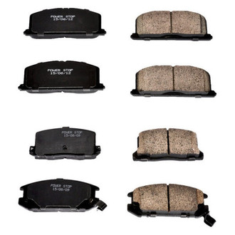 PowerStop® - Z16 Evolution Clean Ride Ceramic Front and Rear Disc Brake Pad Set