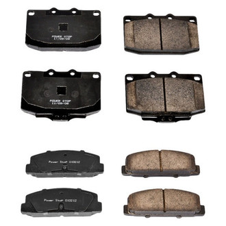 PowerStop® - Z16 Evolution Clean Ride Ceramic Front and Rear Disc Brake Pad Set