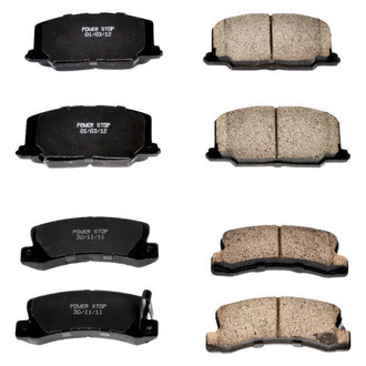PowerStop® - Z16 Evolution Clean Ride Ceramic Front and Rear Disc Brake Pad Set