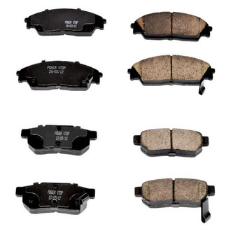 PowerStop® - Z16 Evolution Clean Ride Ceramic Front and Rear Disc Brake Pad Set