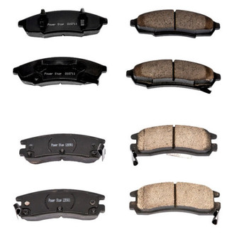 PowerStop® - Z16 Evolution Clean Ride Ceramic Front and Rear Disc Brake Pad Set