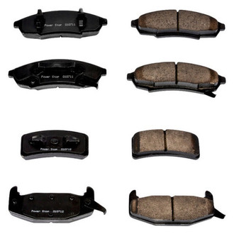 PowerStop® - Z16 Evolution Clean Ride Ceramic Front and Rear Disc Brake Pad Set