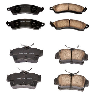 PowerStop® - Z16 Evolution Clean Ride Ceramic Front and Rear Disc Brake Pad Set