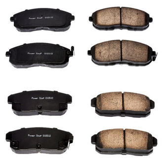 PowerStop® - Z16 Evolution Clean Ride Ceramic Front and Rear Disc Brake Pad Set