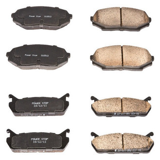PowerStop® - Z16 Evolution Clean Ride Ceramic Front and Rear Disc Brake Pad Set