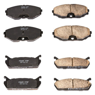 PowerStop® - Z16 Evolution Clean Ride Ceramic Front and Rear Disc Brake Pad Set