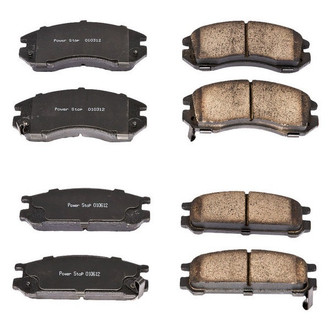 PowerStop® - Z16 Evolution Clean Ride Ceramic Front and Rear Disc Brake Pad Set